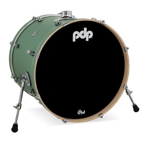 PDP Drums PDCM2215SF Concept Maple 5-Pieces Shell Pack - Satin Seafoam - Without Cymbals Brand: PDP (Pacific Drums Percussion)