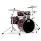 PDP Drums PDCM2215RB Concept Maple 5-Pieces Shell Pack - Red To Black Sparkle Fade - Without Cymbals Brand: PDP (Pacific Drums Percussion)