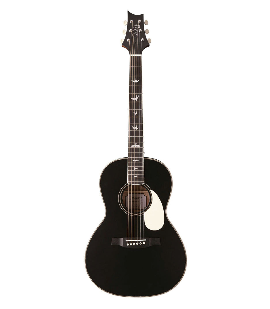 PRS SE Parlor Acoustic Guitar with Fishman SonoTone, Satin Black Top Finish Includes PRS Gig Bag