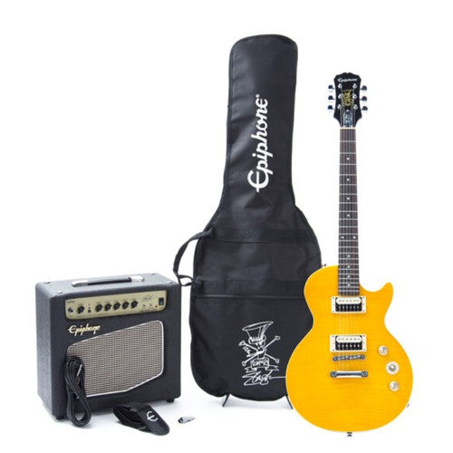 Epiphone PPGS-ENA2AANH3 Slash AFD Les Paul Performance Pack Electric Guitar - Appetite Amber Brand: Epiphone Product Code: PPGS-ENA2AANH