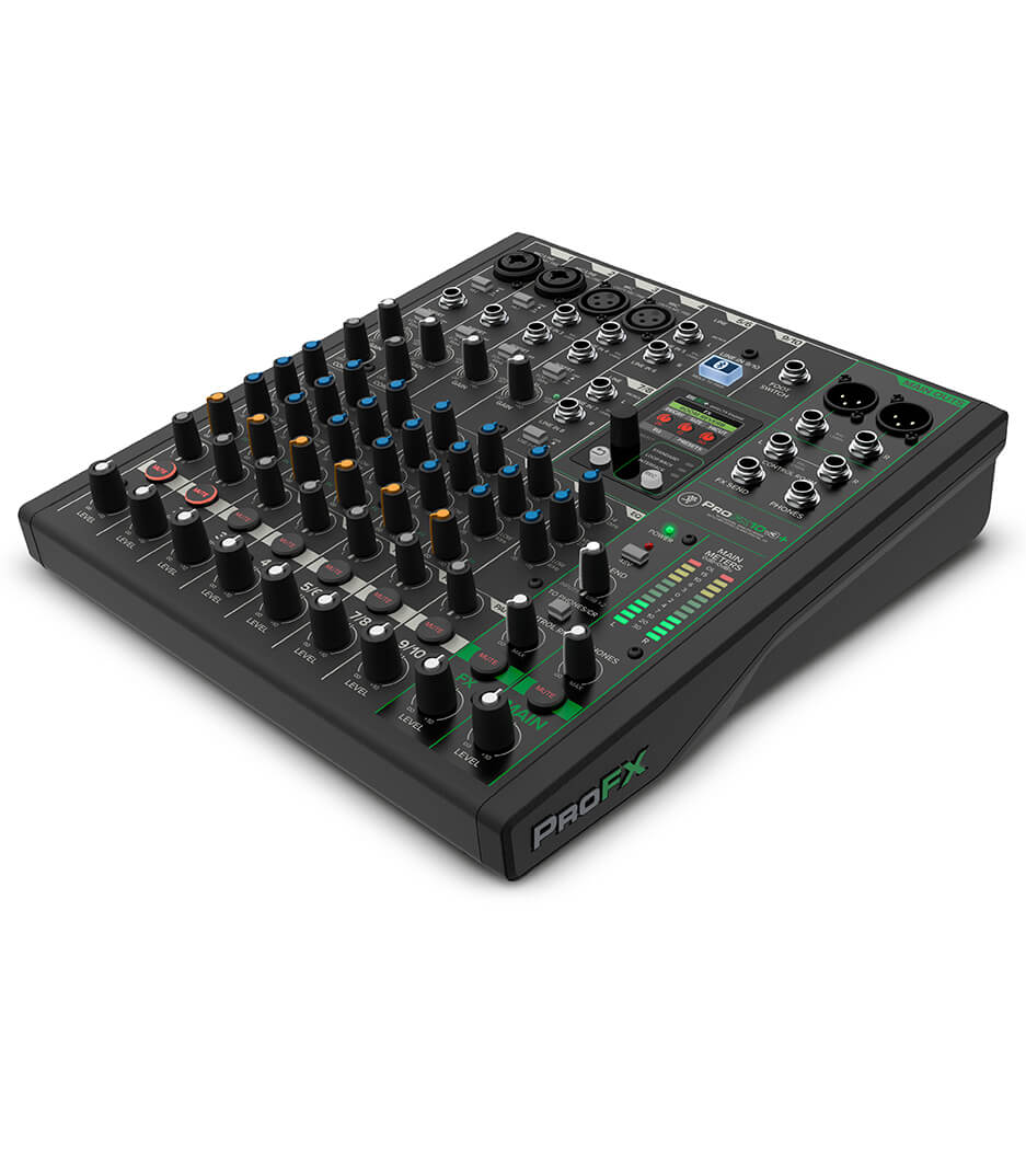 Mackie ProFX10v3+ 10-Channel Analog Mixer with Enhanced FX, USB Recording Modes, and Bluetooth