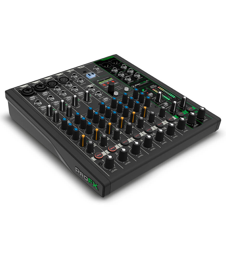 Mackie ProFX10v3+ 10-Channel Analog Mixer with Enhanced FX, USB Recording Modes, and Bluetooth