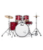 Pearl Roadshow 5pc Drum Set 2216B/1008T/1209T/1616F/1455S with Cymbal & Hardware Matte Red Finish