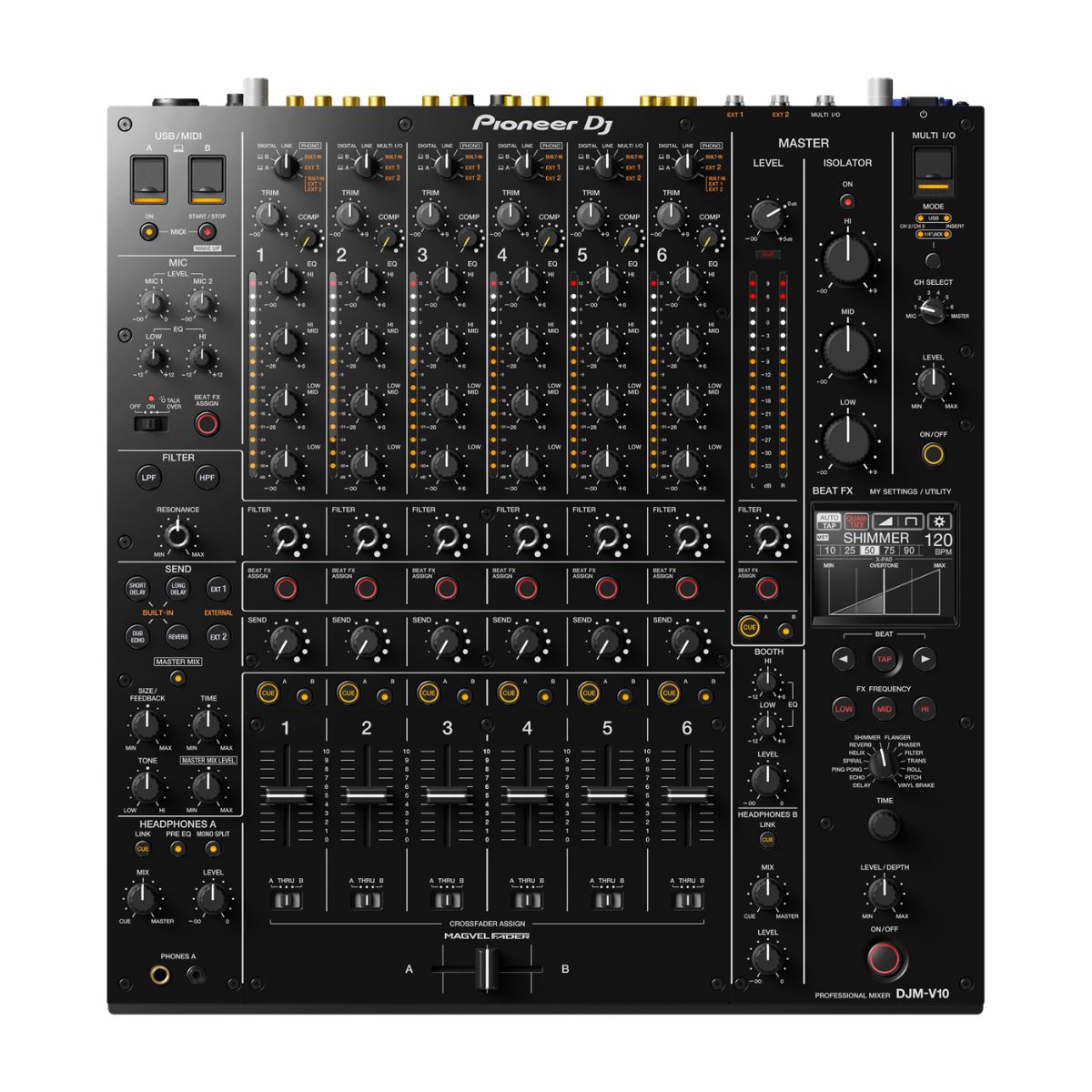 Pioneer DJ DJM-V10 6-Channel Professional DJ Mixer