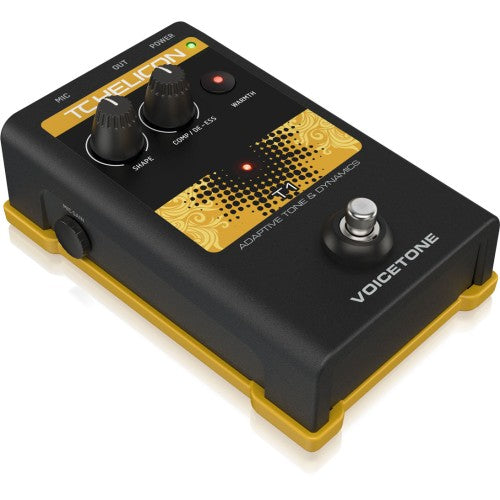 TC Helicon VoiceTone T1 Vocal Tone and Dynamics Effects Pedal Brand: TC Helicon