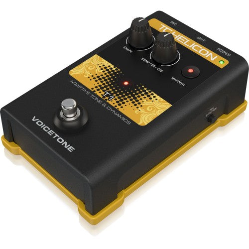 TC Helicon VoiceTone T1 Vocal Tone and Dynamics Effects Pedal Brand: TC Helicon