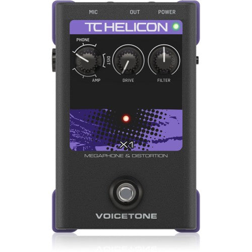 TC Helicon VoiceTone X1 Megaphone and Distortion Vocal Effects Brand: TC Helicon