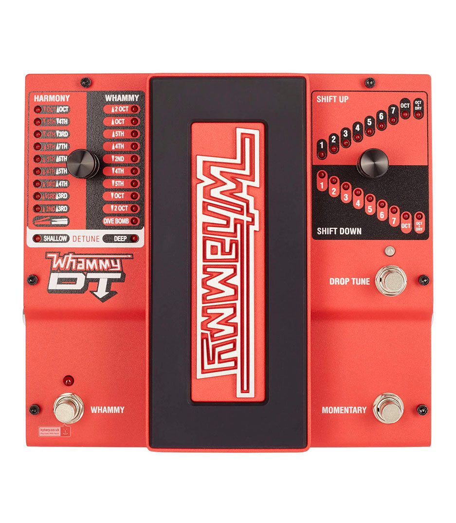 Digitech WHAMMY DT Classic Whammy 2 Mode Pitch Shift with Drop & Raised Tuning, MIDI