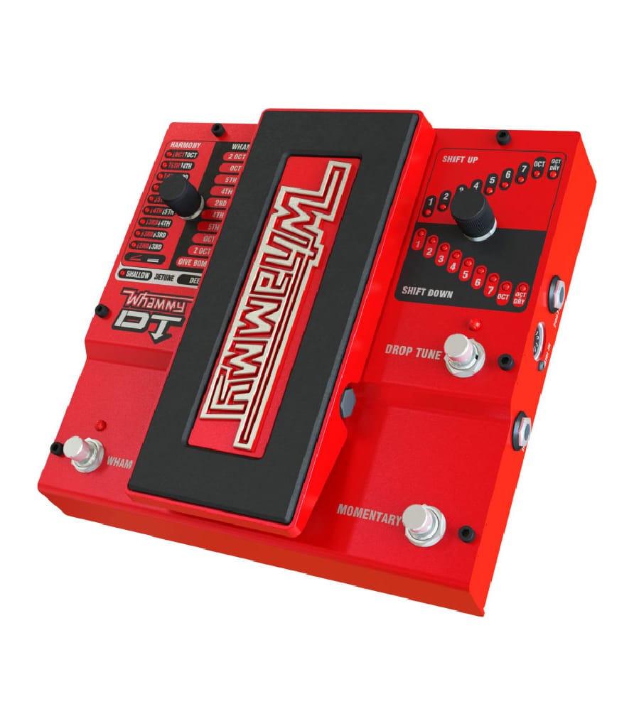 Digitech WHAMMY DT Classic Whammy 2 Mode Pitch Shift with Drop & Raised Tuning, MIDI