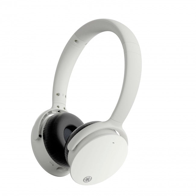 Yamaha YH-E500A Wireless Noise Cancelling On-ear Headphone - White On-Ear with ANC, Ambient Sound and Listening Care. Brand: