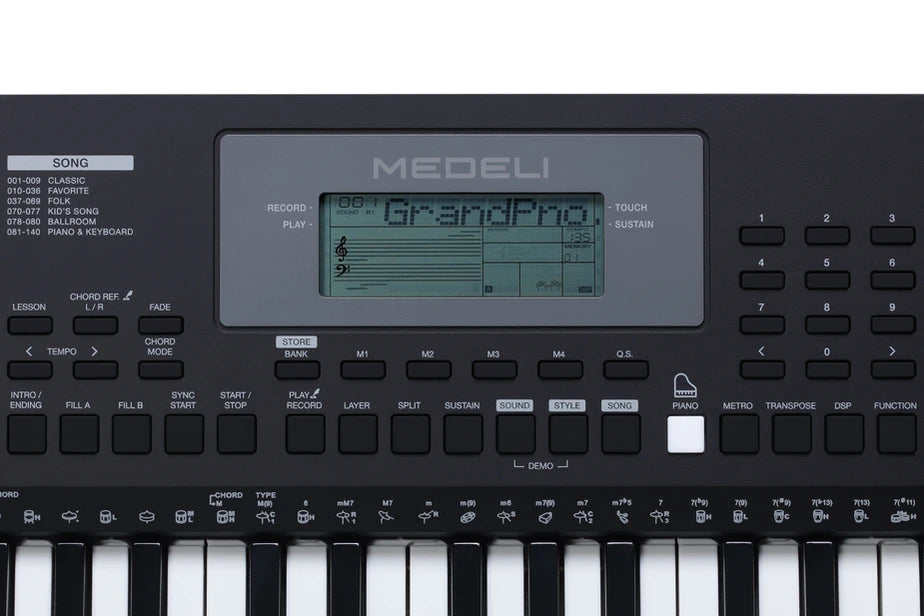 Medeli MK100 Keyboard 61 Black