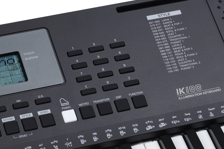 Medeli MK100 Keyboard 61 Black