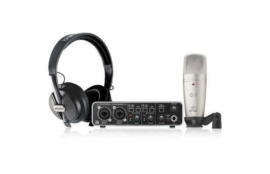 Behringer U-Phoria Studio PRO Recording/Podcasting Bundle