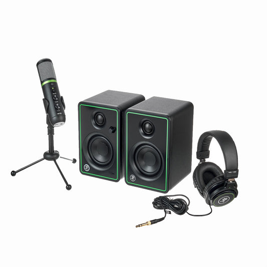 Mackie Creator Bundle is Content Bundle with Studio Monitors, USB Condenser Microphone & Headphone Brand: Mackie