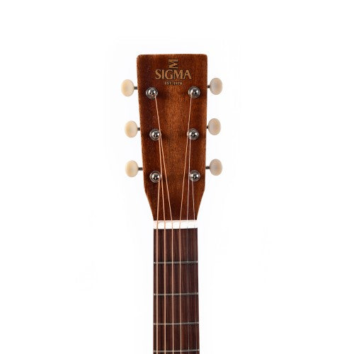 Sigma Guitars DM-15E-AGED D-14 Fret Solid Mahogany Semi-Acoustic Guitar - Distressed Satin Brand: Sigma